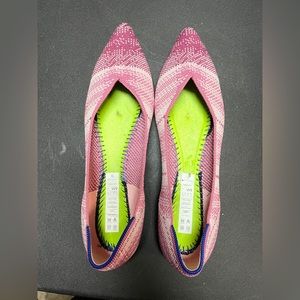 Rothy’s pink sandal size 9W ballet pointy toe